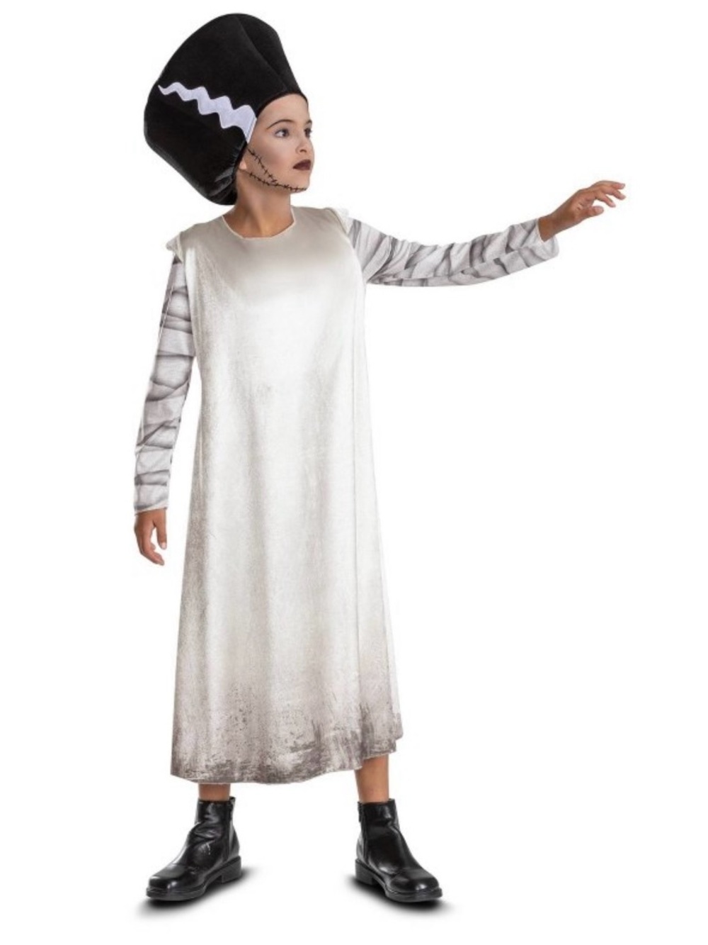 Universal Monsters Bride of Frankenstein Halloween Costume - Medium (7/8) - NEW